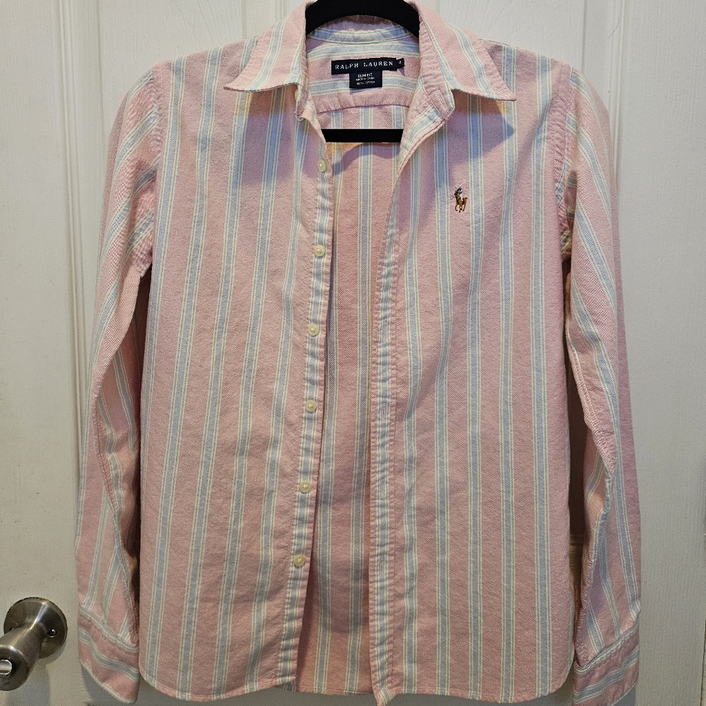 Ralph Lauren slimfit button up size 4